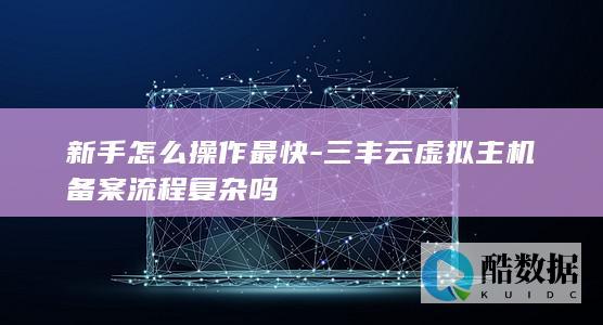 新手怎么操作最快-三丰云虚拟主机备案流程复杂吗