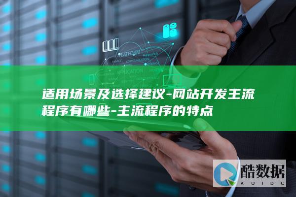 各类网站开发主流程序适用场景分析