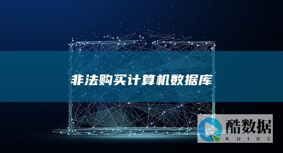 非法购买计算机数据库