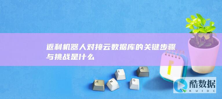 返利机器人对接云数据库的关键步骤与挑战是什么