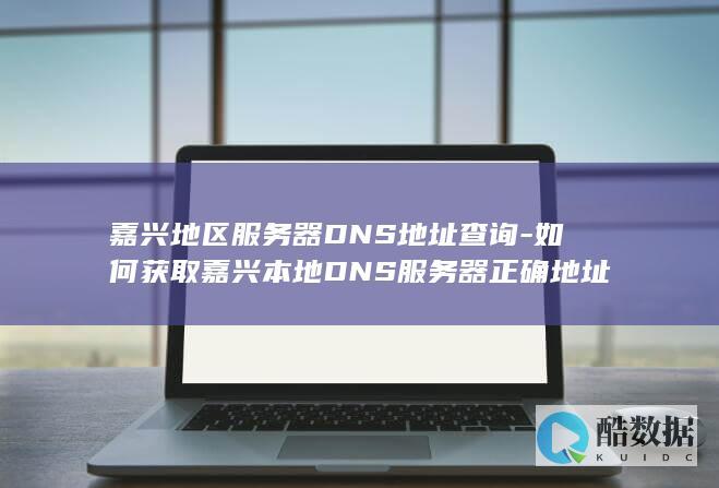 嘉兴地区服务器DNS地址查询-如何获取嘉兴本地DNS服务器正确地址