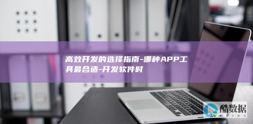 高效开发的选择指南-哪种APP工具最合适-开发软件时