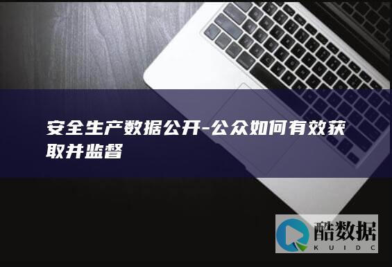 安全生产数据公开-公众如何有效获取并监督