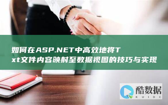 如何在ASP.NET中高效地将Txt文件内容映射至数据视图的技巧与实现方法