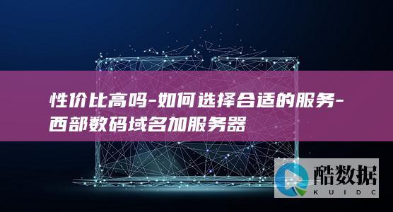 如何选择合适的服务