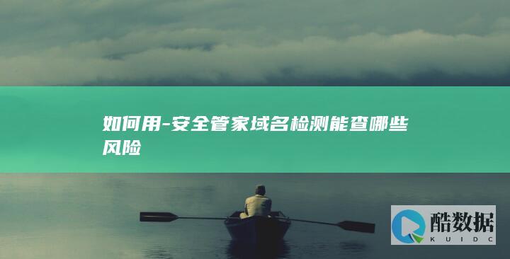 如何用-安全管家域名检测能查哪些风险