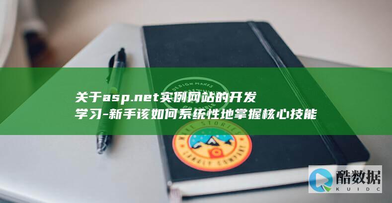 net实例学习路径与核心技能