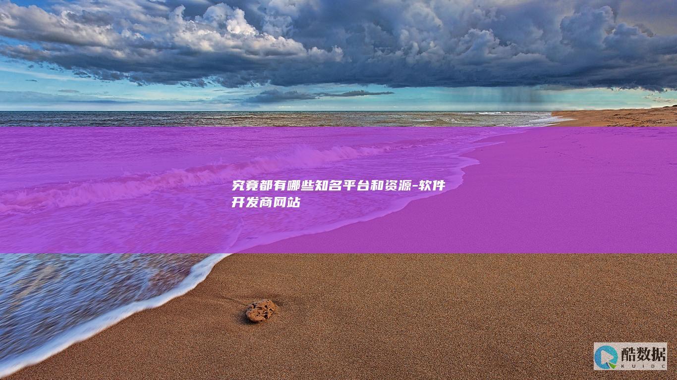 究竟都有哪些知名平台和资源-软件开发商网站