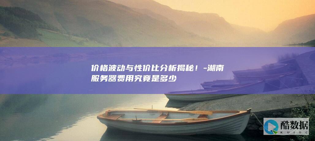 价格波动与性价比分析揭秘！-湖南服务器费用究竟是多少