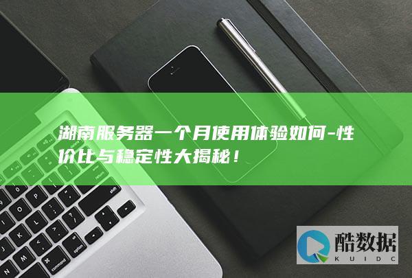 湖南服务器一个月使用体验如何-性价比与稳定性大揭秘！