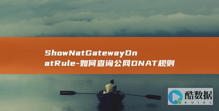 ShowNatGatewayDnatRule-如何查询公网DNAT规则详情-API