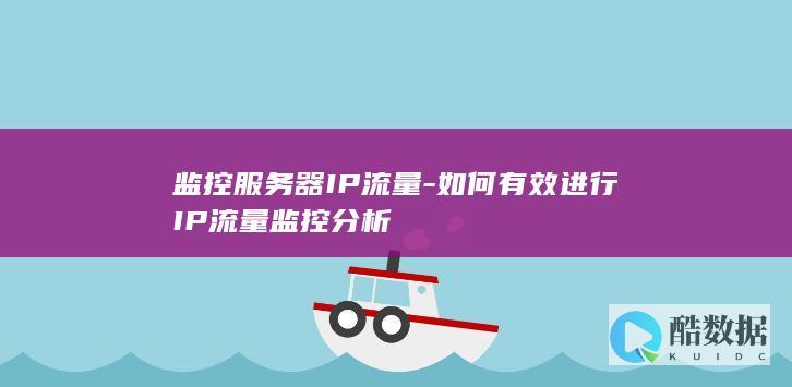 监控服务器IP流量分析工具