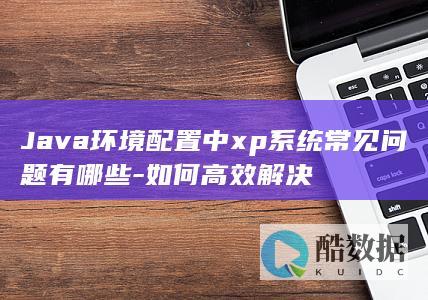 Java环境配置中xp系统常见问题有哪些-如何高效解决