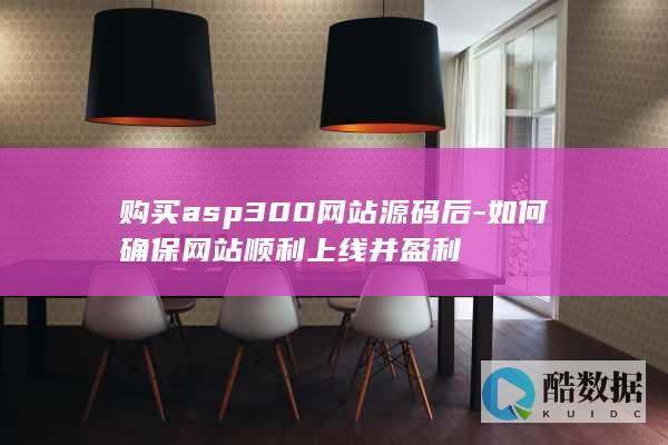 购买asp300网站源码后-如何确保网站顺利上线并盈利