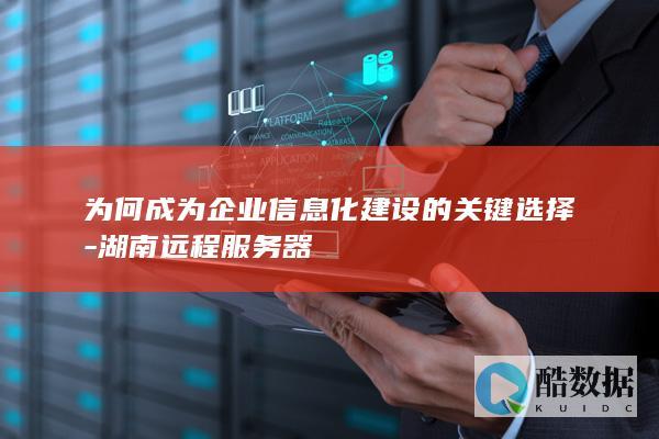 为何成为企业信息化建设的关键选择-湖南远程服务器