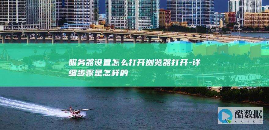 服务器浏览器打开详解
