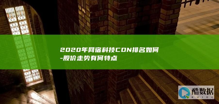 2020网宿科技排名分析