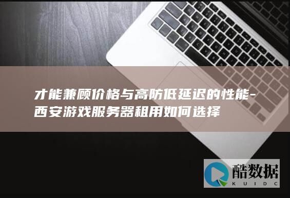 西安高防游戏服务器怎么选