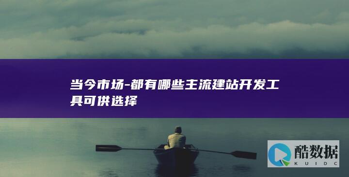 当今市场-都有哪些主流建站开发工具可供选择