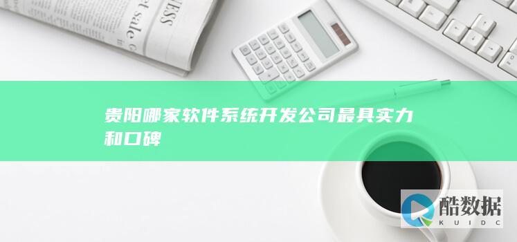 贵阳哪家软件系统开发公司最具实力和口碑