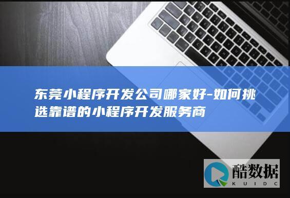 东莞小程序开发公司哪家好-如何挑选靠谱的小程序开发服务商
