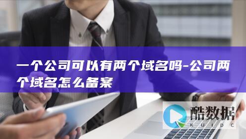 一个公司可以有两个域名吗-公司两个域名怎么备案
