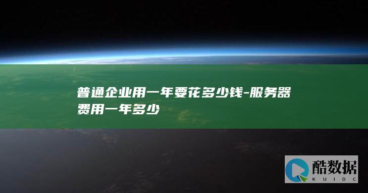 服务器一年使用成本