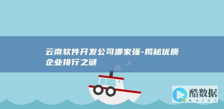 云南软件开发公司哪家强-揭秘优质企业排行之谜