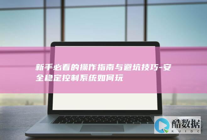 安全稳定控制新手指南