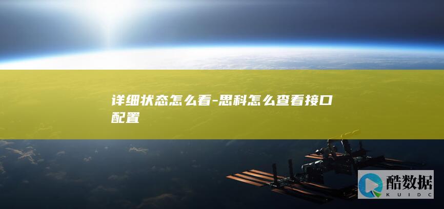 详细状态怎么看-思科怎么查看接口配置