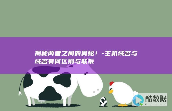 域名与主机域名联系揭秘