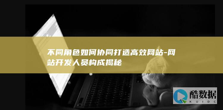 网站开发团队角色分析