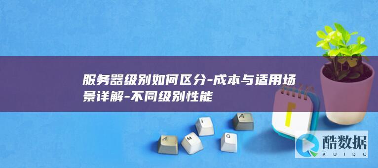 服务器级别如何区分-成本与适用场景详解-不同级别性能