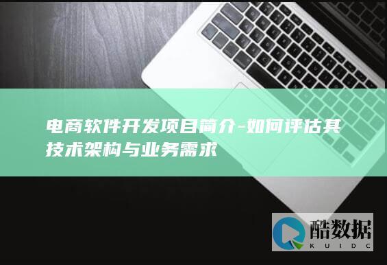 电商软件开发项目简介-如何评估其技术架构与业务需求