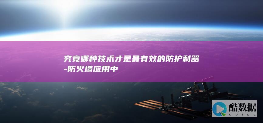究竟哪种技术才是最有效的防护利器
