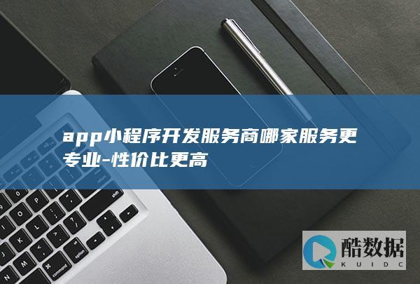 app小程序开发服务商哪家服务更专业-性价比更高