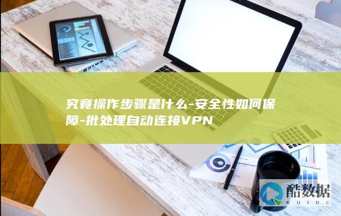 批处理自动连接VPN