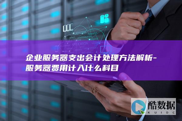 企业服务器支出会计处理方法解析-服务器费用计入什么科目