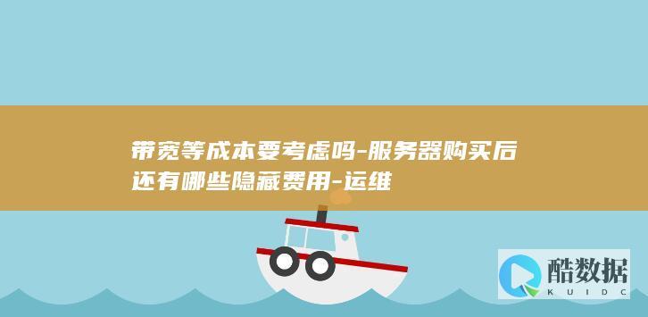 服务器运维成本计算