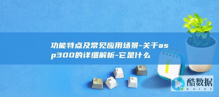 功能特点及常见应用场景-关于asp300的详细解析-它是什么