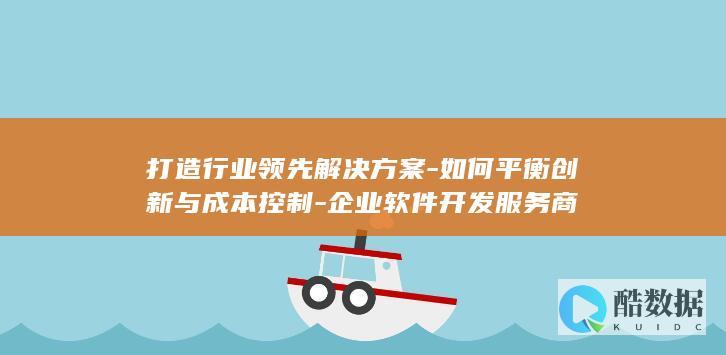 打造行业领先解决方案-如何平衡创新与成本控制-企业软件开发服务商