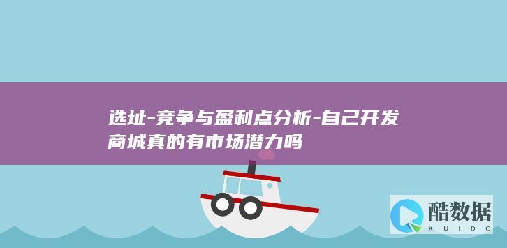 选址-竞争与盈利点分析-自己开发商城真的有市场潜力吗