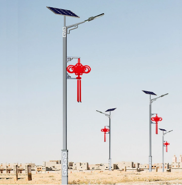 户外太阳能路灯_6米单臂路灯杆_LED城市照明一体化解决方案​-扬州龙之光照明器材有限公司