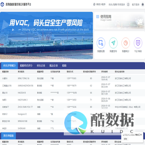 到港船舶质量控制公共服务平台