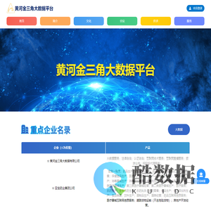 首页-黄河金三角大数据平台