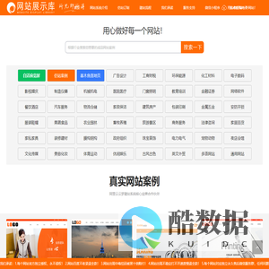真实的网站模板案例库