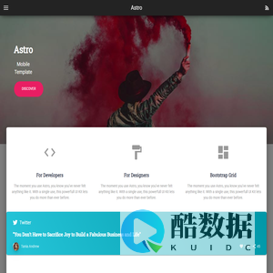 Astro - Mobile Template