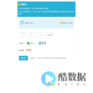 积分充值