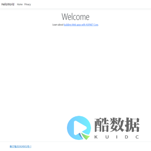 Home Page - HelloWorld