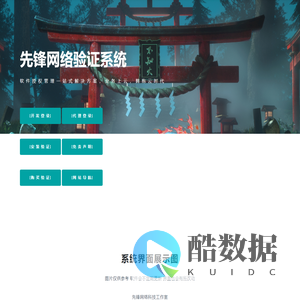 先锋网络验证系统
